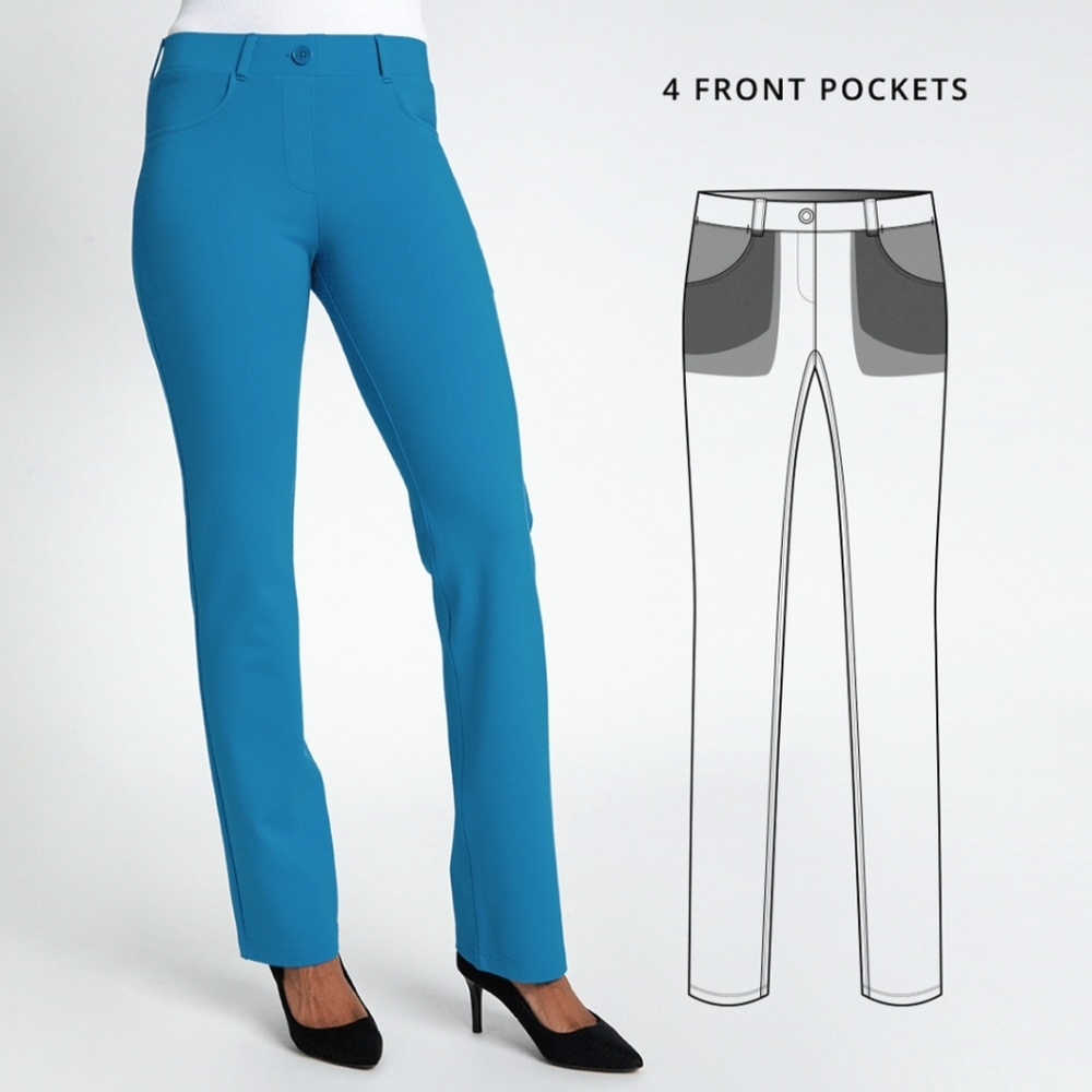 7-Pocket Dress Pant Yoga Pants